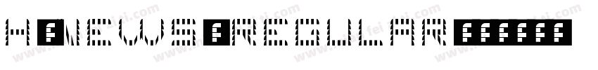 H_NEWS3 Regular字体转换